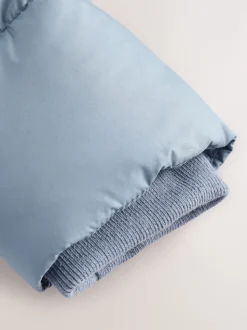 À capuche bleue - Doudoune bébé (0mois-2ans)