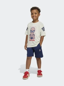 adidas Marvel Spider-Man Little Kids Haut et Shorts Ensemble