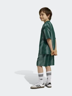 Adidas Original Minecraft Ensemble haut et Shorts oversize pour petits enfants