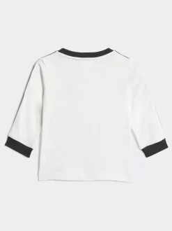 adidas Originals Ensemble T-shirt et Leggings en Denim à manches longues pour Bébé