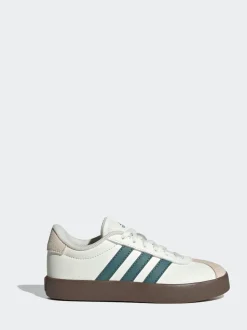 adidas Vl Cour 3.0 Baskets enfant en daim à lacets