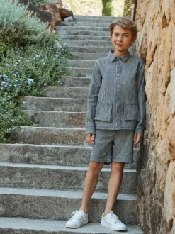 Angel & Rocket Marcus Stripe Short décontracté 100% coton