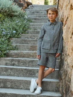 Angel & Rocket Marcus Stripe Short décontracté 100% coton