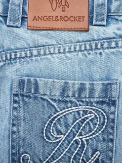 Angel & Rocket Shorts Denim Large Austin Gamme longue