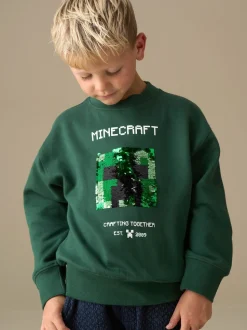 Angel & Rocket Sweat-shirt Minecraft à Sequin