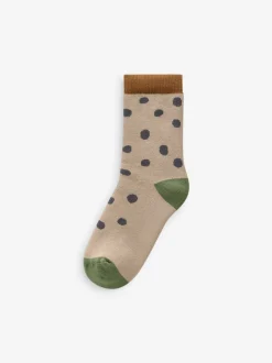 Animaux safari - Chaussettes en coton éponge riche 5 Lot