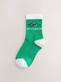 Arc-en-ciel lumineux - Lot de 7 paires de chaussettes Little Bird by Jools Oliver Italian Days Of The Week