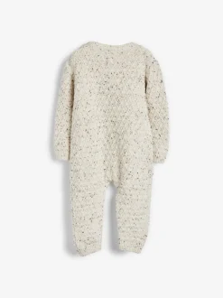 Avoine - The Little Tailor Ensemble Romper et Chapeaux Bébé en tricot torsadé 100% coton
