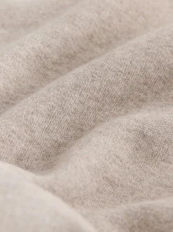 Avoine chiné - Sweat à capuche à manches longues (3mths-7yrs)