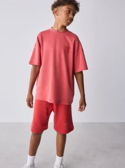 Baker by Ted Baker ensemble t-shirt et short oversize à motif tonal