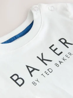 Baker by Ted Baker ensemble 3 pièces en maille cardigan, t-shirt et jogging
