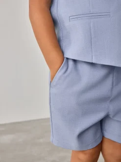 Baker by Ted Baker ensemble gilet et shorts bleu moyen