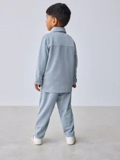 Baker by Ted Baker ensemble veste-chemise texturée, t-shirt et pantalons