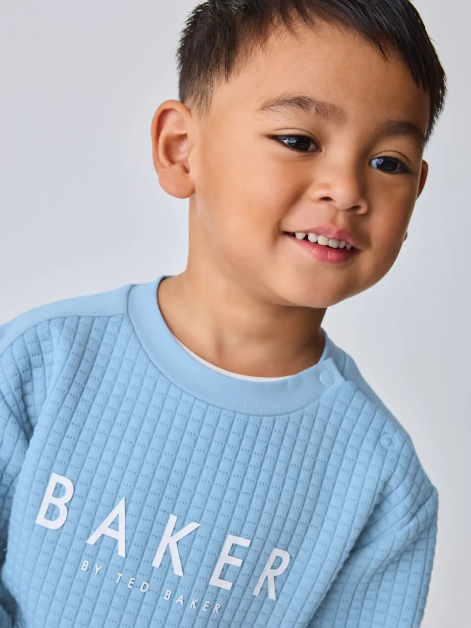 Baker by Ted Baker Ensemble Chandail matelassé et Survêtement Bleu