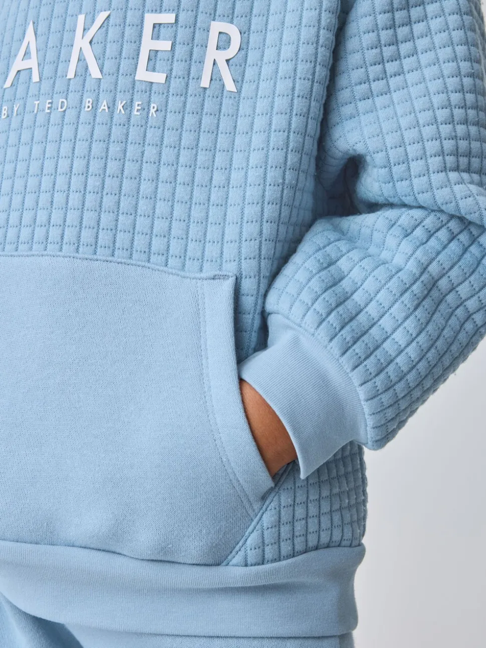 Baker by Ted Baker Ensemble Chandail matelassé et Survêtement Bleu