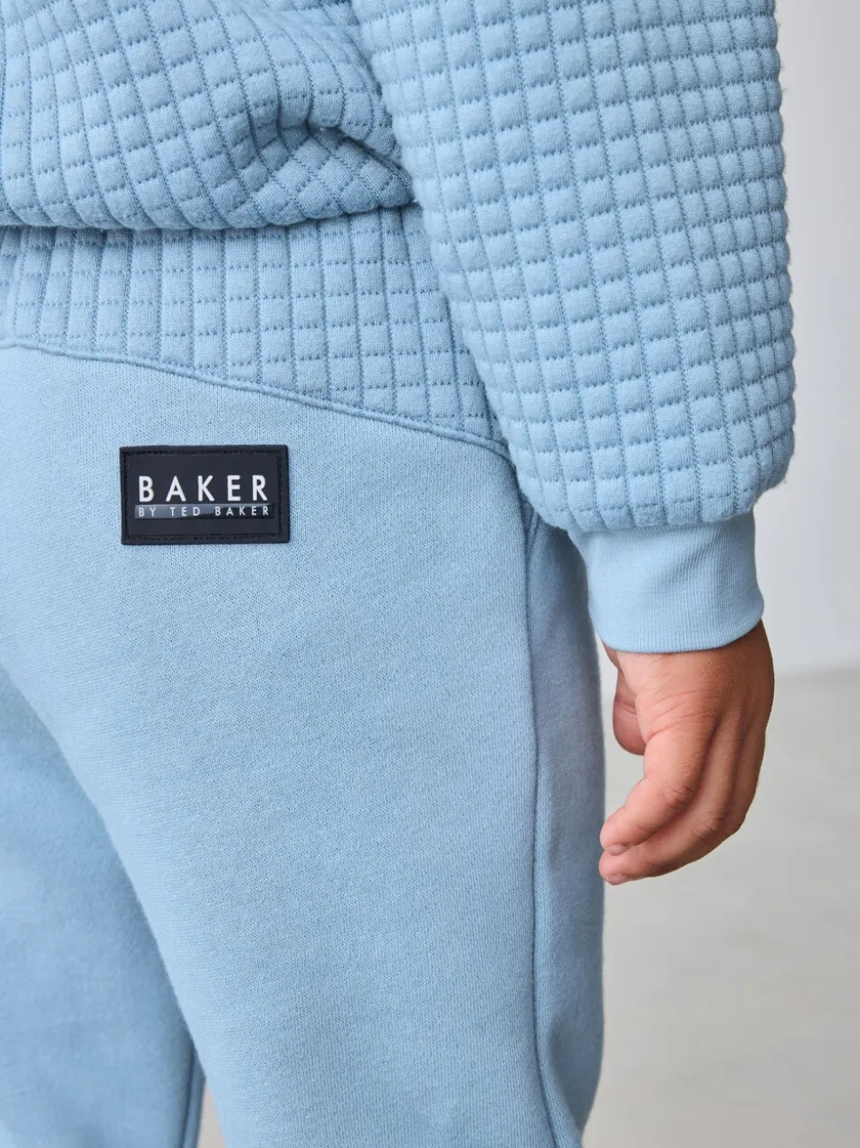 Baker by Ted Baker Ensemble Chandail matelassé et Survêtement Bleu