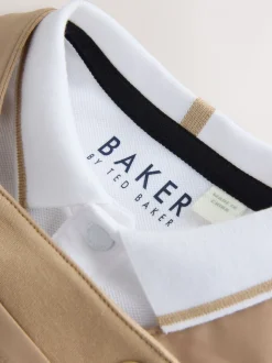 Baker by Ted Baker Ensemble Salopettes Beige Sable et Polos