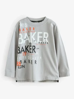 Baker by Ted Baker Lot 3 t-shirts graphiques à manches longues