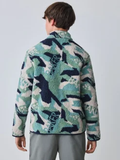 Baker by Ted Baker Polaire camouflage en borg verte