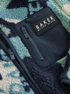 Baker by Ted Baker Polaire camouflage en borg verte