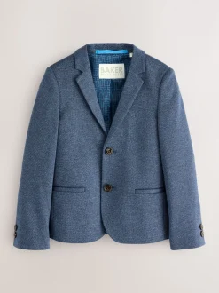 Baker by Ted Baker veste de costume en jersey bleu