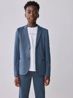 Baker by Ted Baker veste de costume en jersey bleu