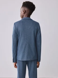 Baker by Ted Baker veste de costume en jersey bleu