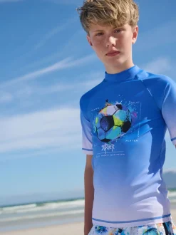 Ballon de football bleu cobalt - Rash Gilet (1.5-16ans)