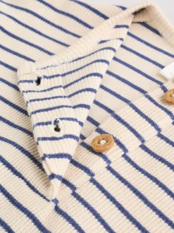 Bande bleue - Lot de 4 t-shirts à manches longues bébé (0mois2ans)