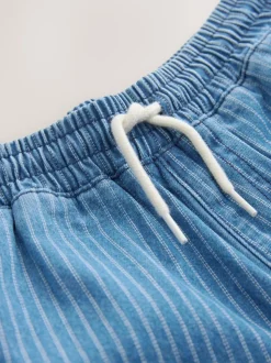 Bande bleue/Ecru - Jean en denim à enfiler (3-16ans)