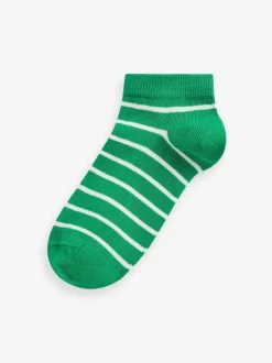 Bande d'arc-en-ciel - Paquet de chaussettes de sport en coton riche 7