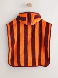 Bande d'orange - Poncho en tissu éponge (9mths-6yrs)