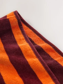 Bande d'orange - Poncho en tissu éponge (9mths-6yrs)