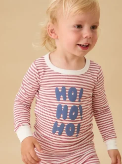 Bande rouge/blanche - MORI Ensemble de Pyjamas super doux 2 pièces