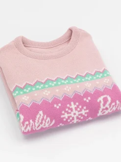 Barbie rose - Pull de Noël Vanilla Underground enfant