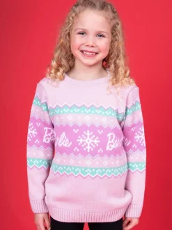 Barbie rose - Pull de Noël Vanilla Underground enfant