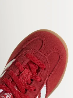 Baskets bébé Adidas Original Gazelle Indoor Comfort à dentelle élastique