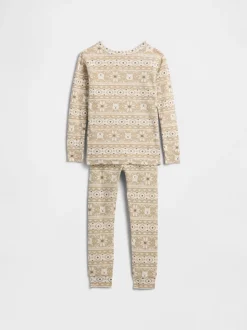 beige - Gap Pyjama de Noël Fair Isle assorti (6mois5ans)
