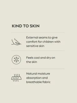 Blanc - 3 Lot Kind To Skin Manches longues Bébé Body