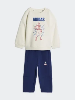 Blanc - adidas Ensemble Sweat-shirt et Joggings Marvel Spider-Man