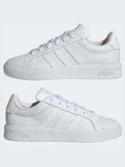 Blanc - adidas Grand Court 3.0 Baskets junior