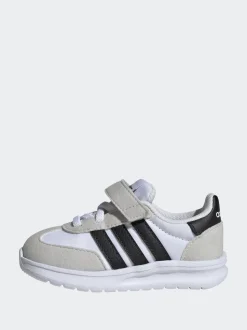 Blanc - adidas Run 70s 2.0 Baskets bébé à crochets et boucles