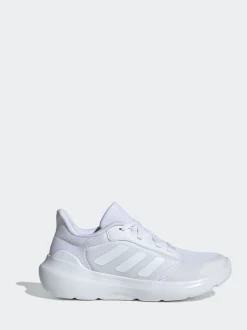 Blanc - adidas Tensaur Run 2.0 Baskets Dentelle Junior