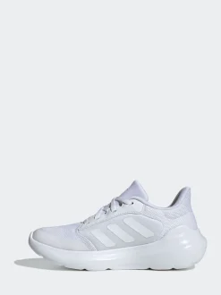 Blanc - adidas Tensaur Run 2.0 Baskets Dentelle Junior