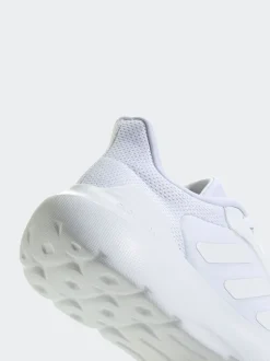 Blanc - adidas Tensaur Run 2.0 Baskets Dentelle Junior