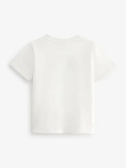 Blanc - Baker by Ted Baker 100{T-shirt en coton