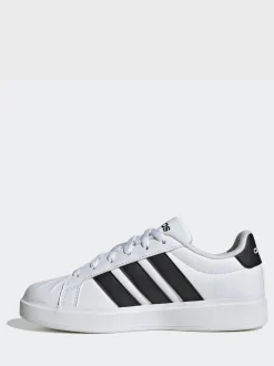 Blanc - Baskets adidas Street Talk Dentelle Junior
