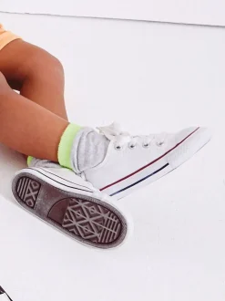 Blanc - Baskets Converse Chuck Taylor All Star Ox enfant