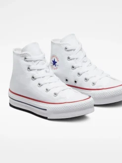 Blanc - Baskets junior Converse Eva Lift
