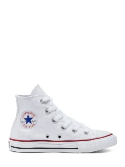 Blanc - Baskets montantes Converse Chuck Taylor junior
